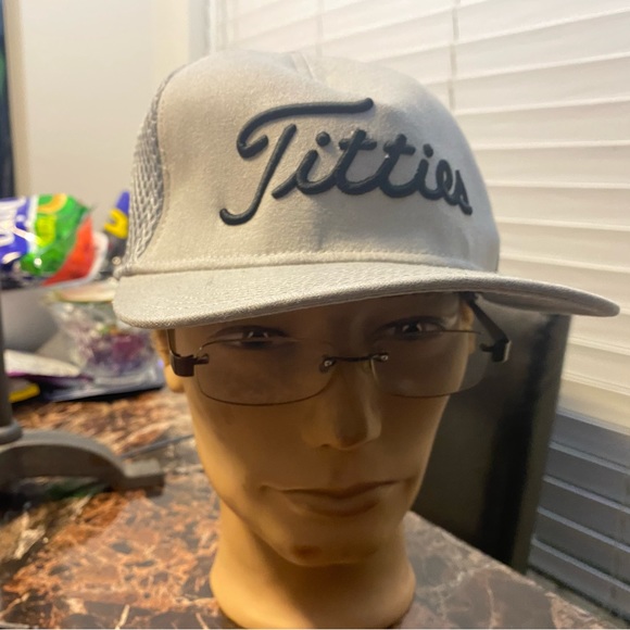 Titleist “Golf Gods” Mens Gray Tan Performance Mesh Hat Golf Cap Size Large/XL - Picture 11 of 14